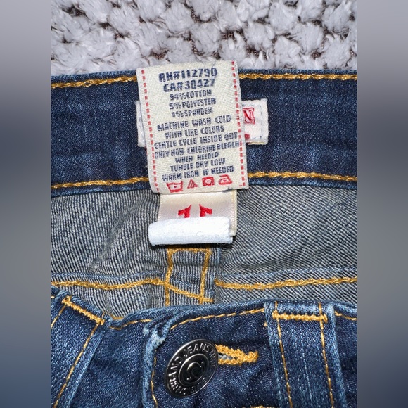 👀 True Religion Becky Mom Size 28 Petite - Picture 4 of 12